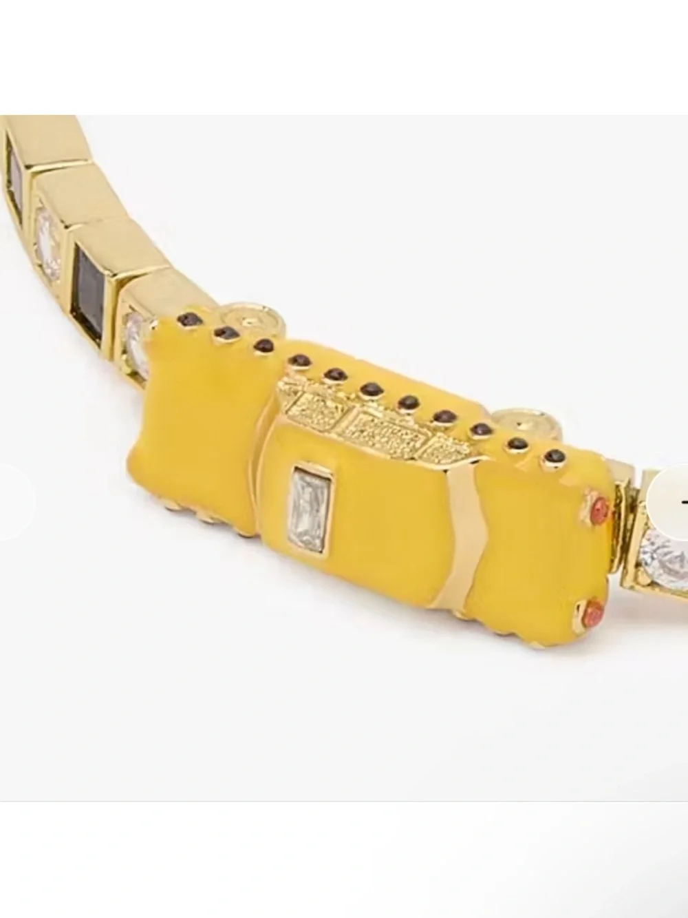 Kate Spade ♠️  Hit The City- Taxicab 🚖 Bracelet with Yellow and Black Accents